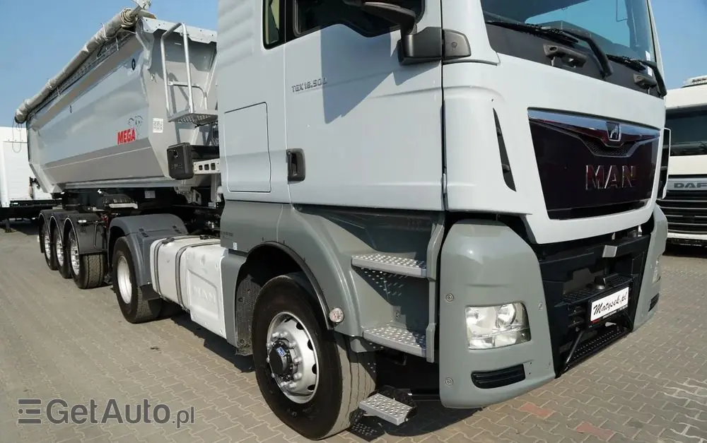 MAN TGX 18.500 / ZESTAW / 4x4 / HYDRAULIKA / HYDRODRIVE / NISKA KABINA / + WYWROTKA / MEGA /  26 M3 / 2025 