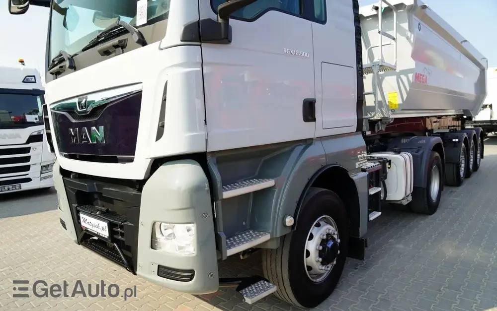 MAN TGX 18.500 / ZESTAW / 4x4 / HYDRAULIKA / HYDRODRIVE / NISKA KABINA / + WYWROTKA / MEGA /  26 M3 / 2025 