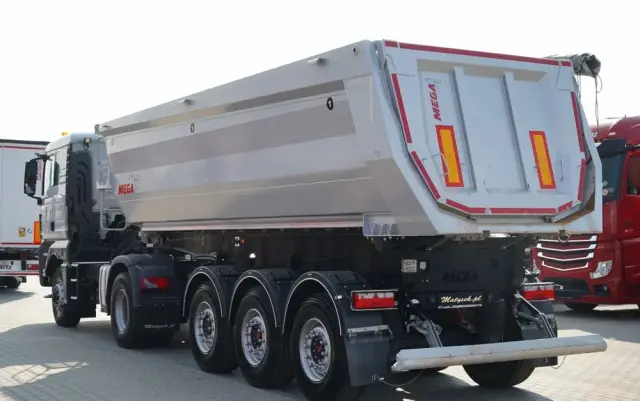 MAN TGX 18.500 / ZESTAW / 4x4 / HYDRAULIKA / HYDRODRIVE / NISKA KABINA / + WYWROTKA / MEGA /  26 M3 / 2025 