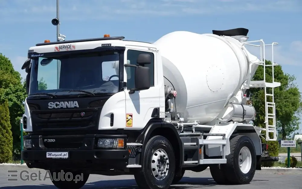 SCANIA P 320 / BETONOMIESZARKA / GRUSZKA / 6 m3 / EURO 6 