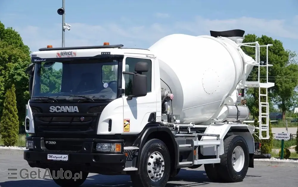 SCANIA P 320 / BETONOMIESZARKA / GRUSZKA / 6 m3 / EURO 6 