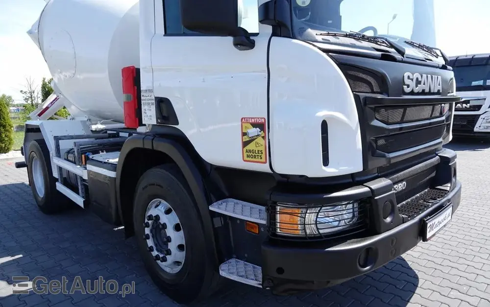 SCANIA P 320 / BETONOMIESZARKA / GRUSZKA / 6 m3 / EURO 6 
