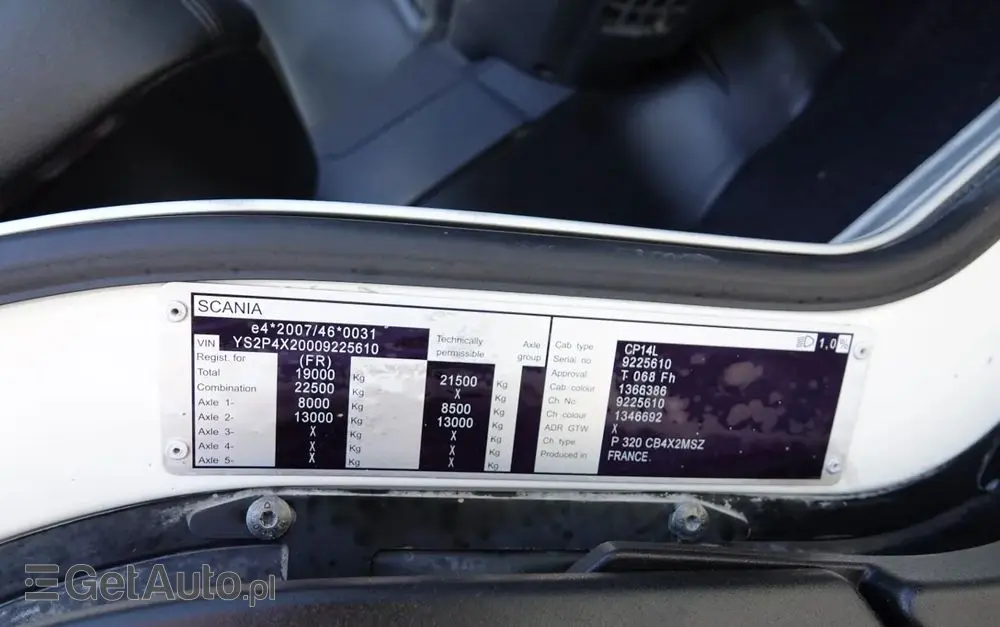 SCANIA P 320 / BETONOMIESZARKA / GRUSZKA / 6 m3 / EURO 6 