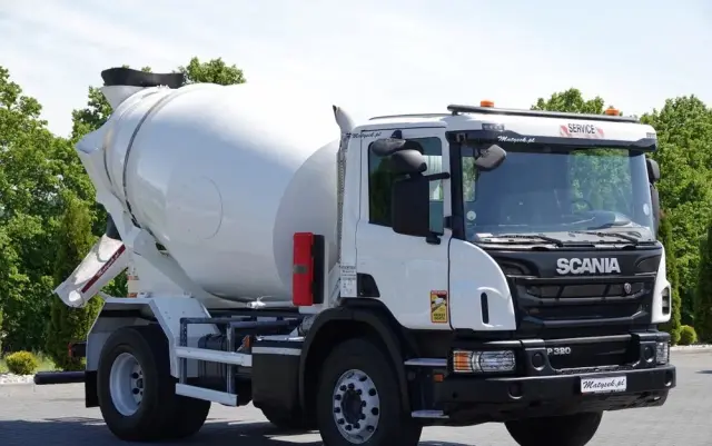 SCANIA P 320 / BETONOMIESZARKA / GRUSZKA / 6 m3 / EURO 6 