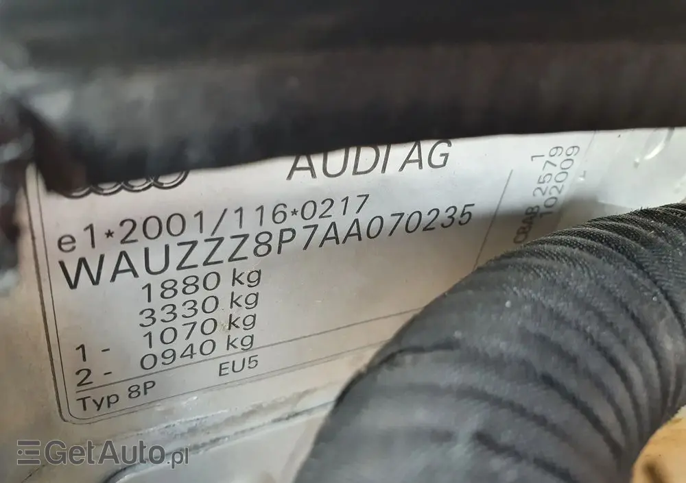 AUDI A3 3-drzwiowe 2.0 TDI Ambition