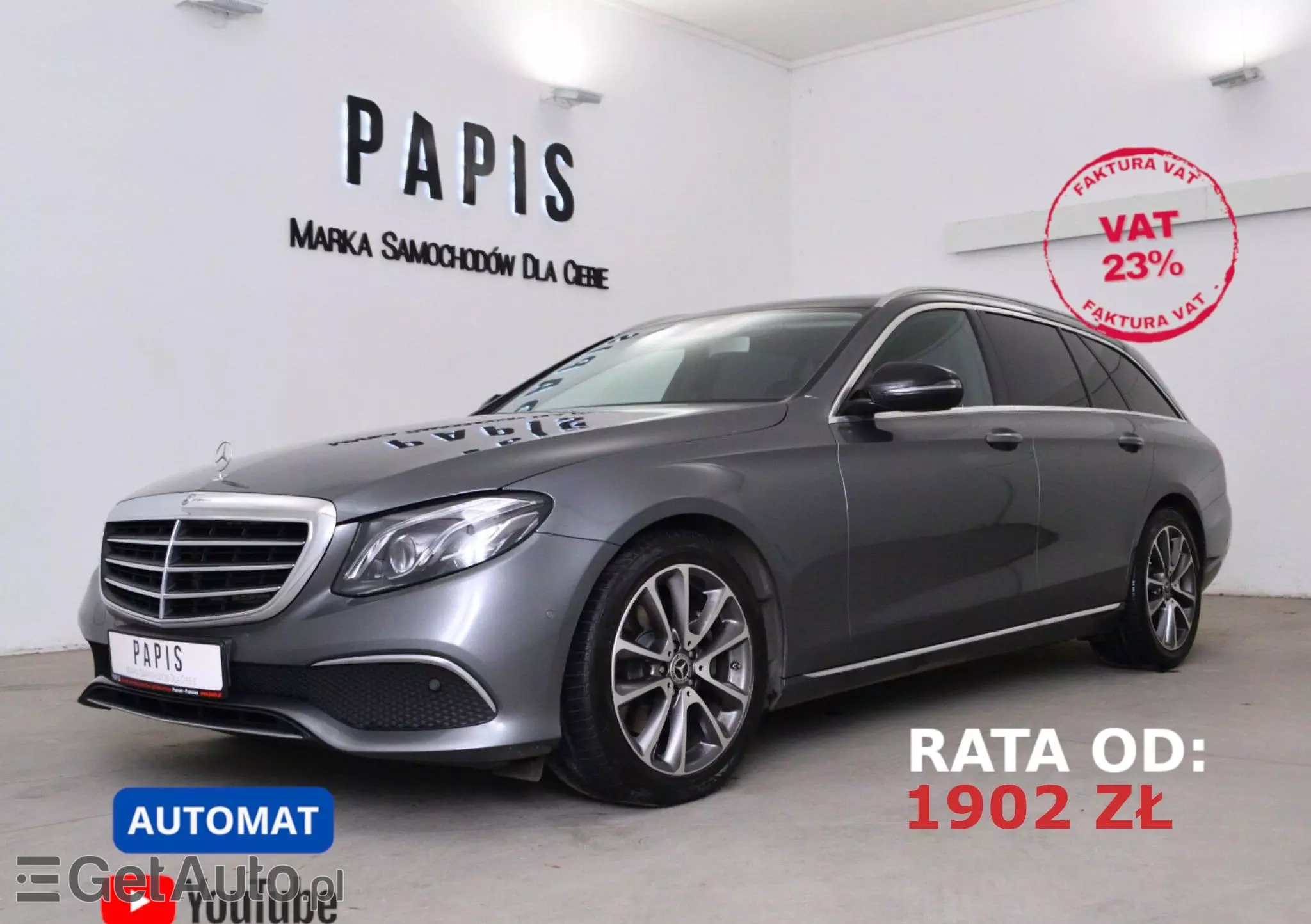 MERCEDES-BENZ Klasa E 220 d 4Matic T 9G-TRONIC Avantgarde