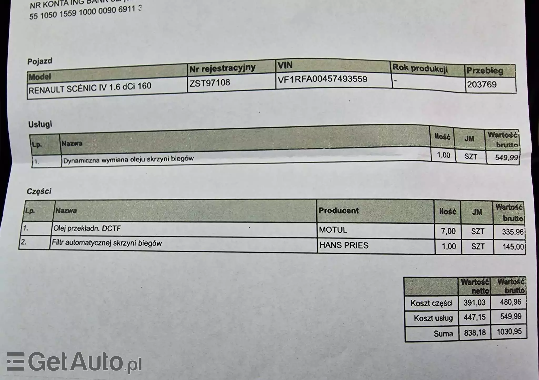 RENAULT Grand Scenic ENERGY dCi 160 EDC BOSE EDITION