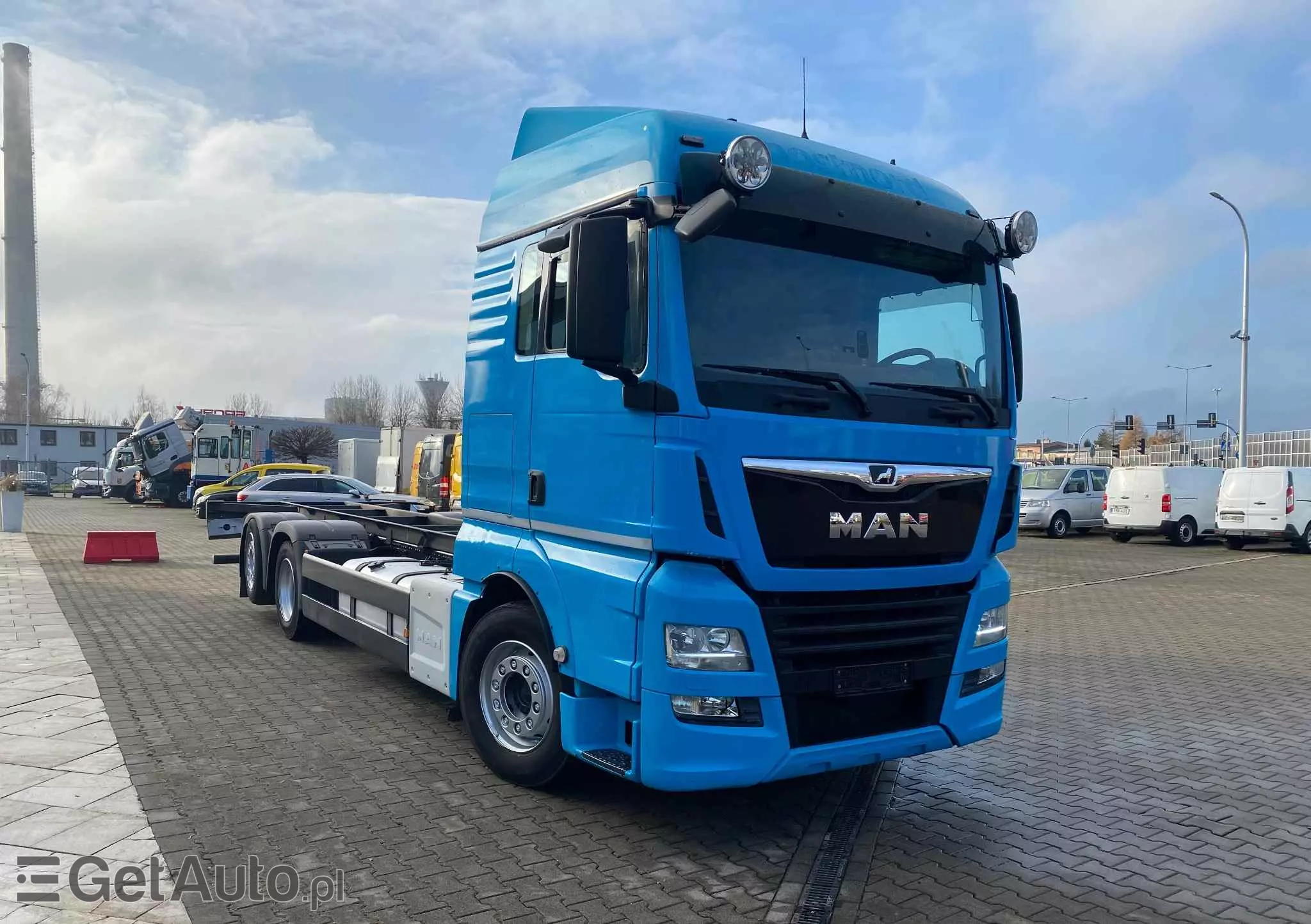 MAN TGX 26.500 / 6X2 / SERWIS na 496TKM /Stan IDEAŁ/E6/ BDF RAMA /6X2/ 3 OŚ SKRĘTNA + PODNOSZONA /SYPIALKA 