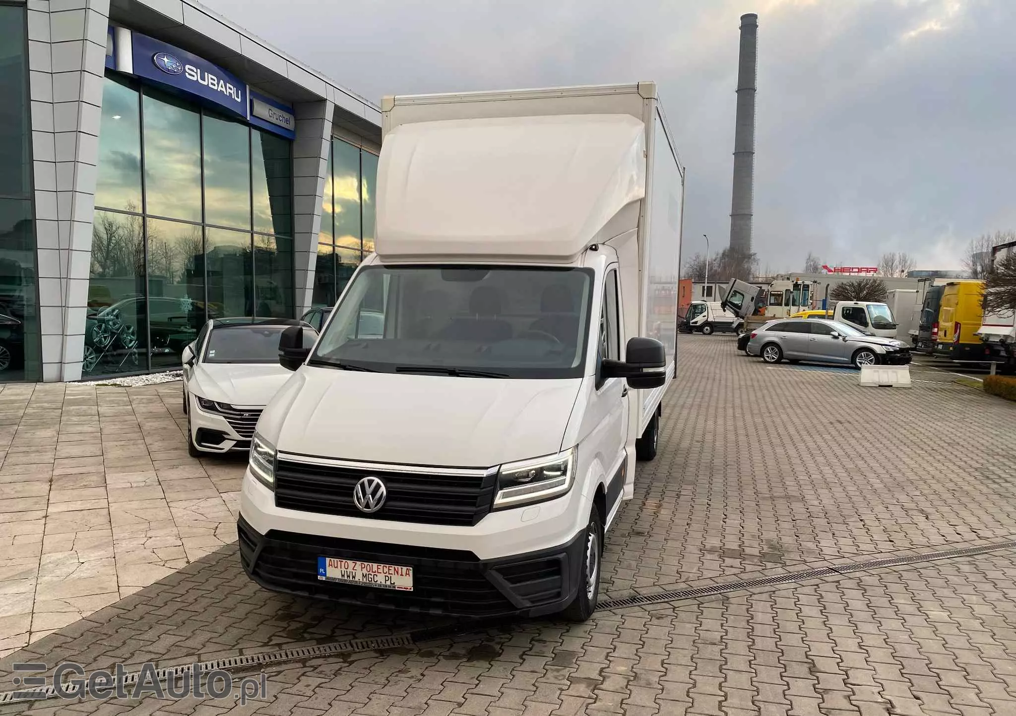 VOLKSWAGEN CRAFTER 2.0 TDi 177 / UNIKATOWY! / WYSOKI KONTENER / E6 / BEZWYPADKOWY / WINDA 750KG / WEBASTO 