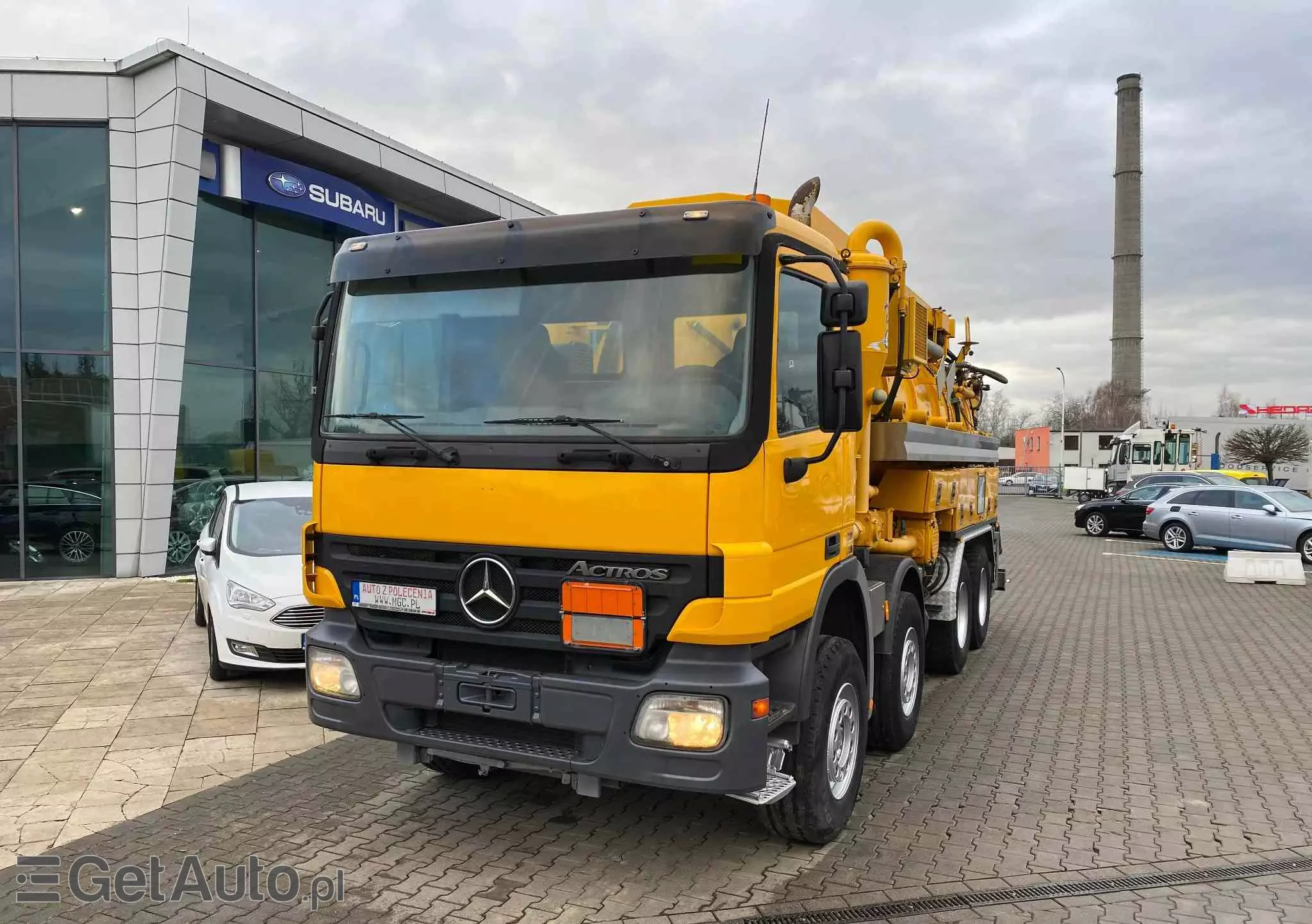 MERCEDES-BENZ Actros 3541 8X4 / ASENIZACYJNY / 13800L / POMPA WITTIG i KAISER / ADR / E3 / IDEALNY STAN! 