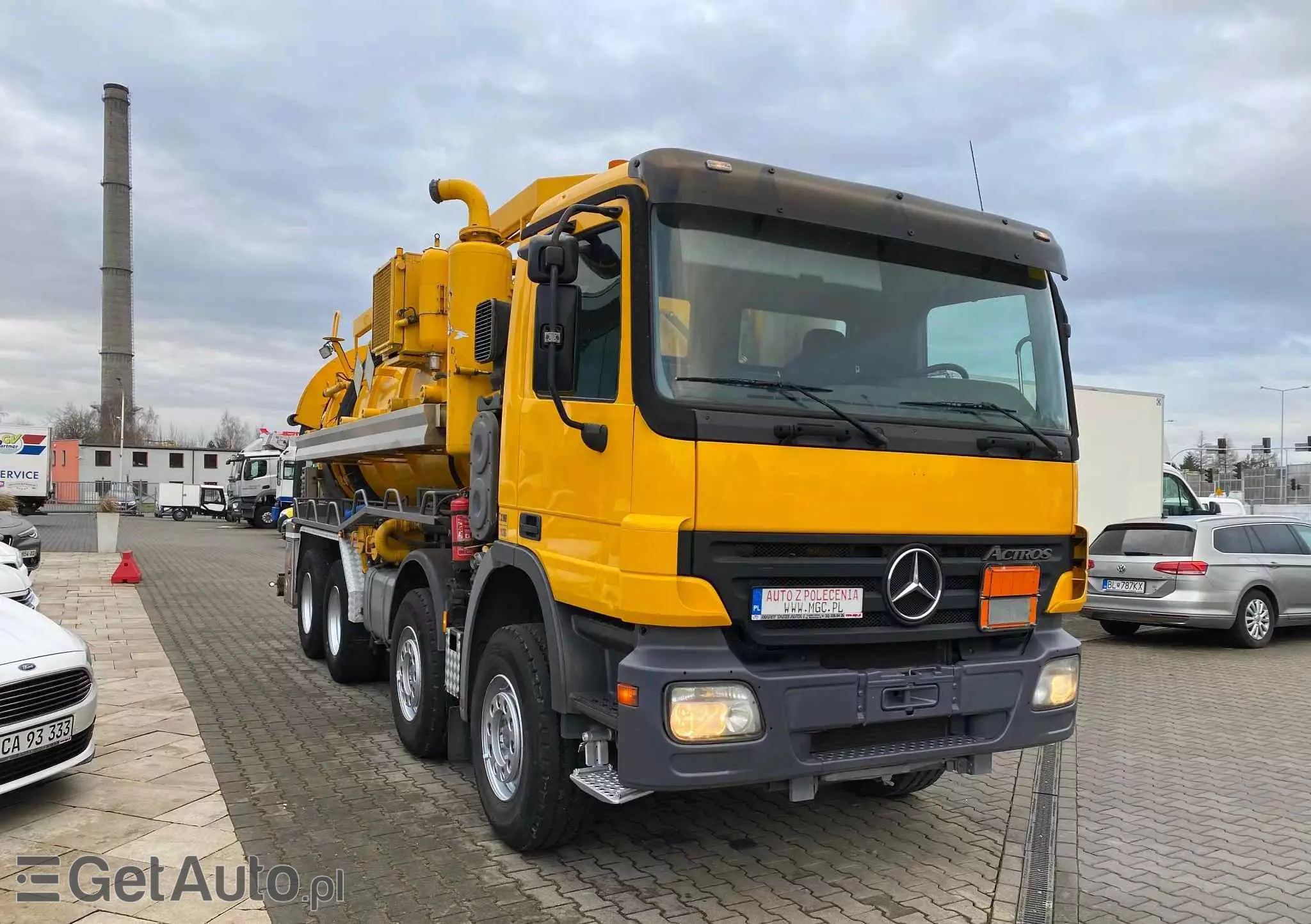 MERCEDES-BENZ Actros 3541 8X4 / ASENIZACYJNY / 13800L / POMPA WITTIG i KAISER / ADR / E3 / IDEALNY STAN! 