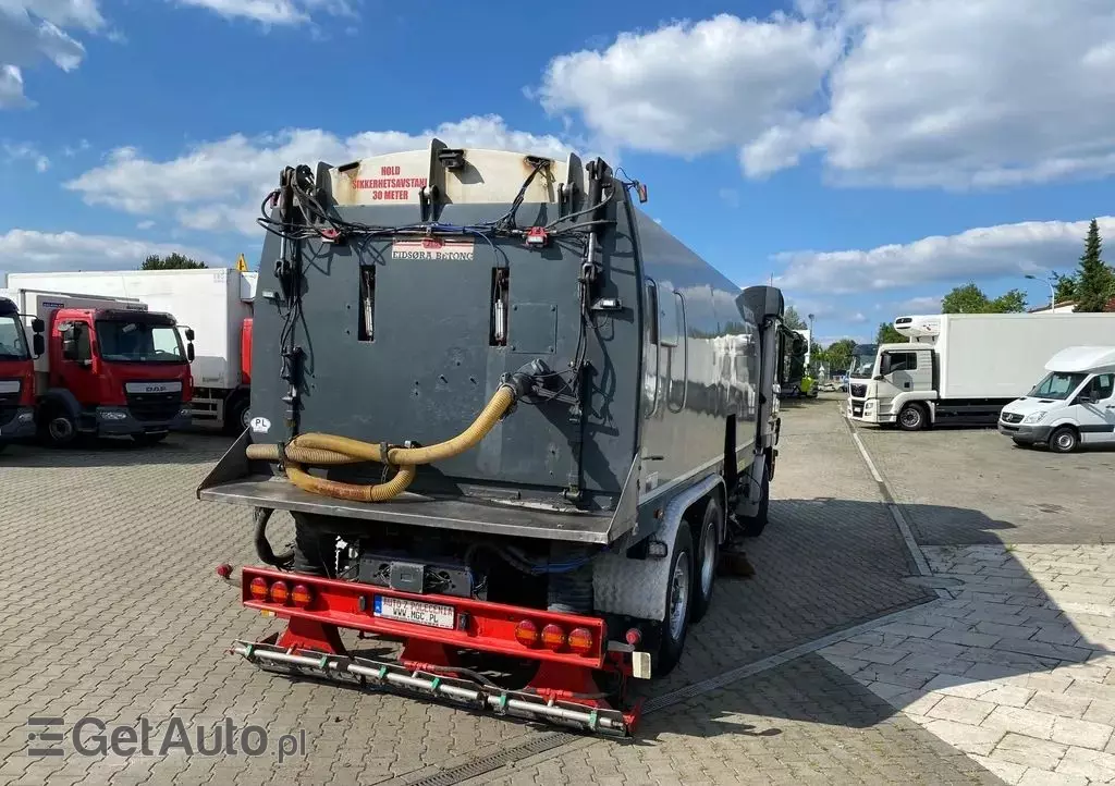 MERCEDES-BENZ Actros 25.50L / ZAMIATARKA + POLEWACZKA / E3 / BROCK SL 480 JUMBO S / V8 / 12M3 