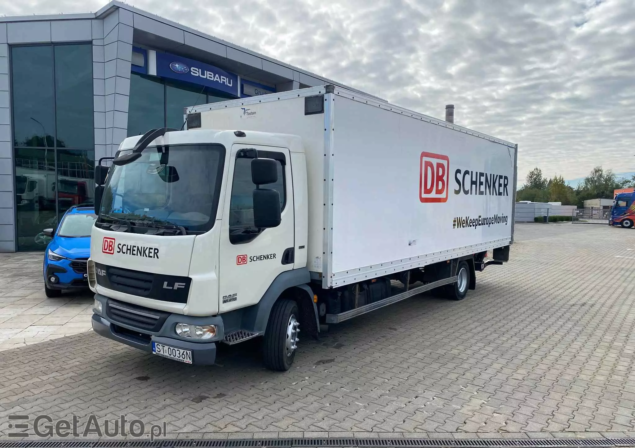 DAF LF 45.210 / KONTENER / E5 / WINDA / BEZWYPADKOWY 