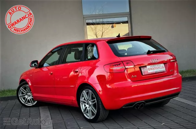 AUDI A3 2.0 TFSI Sportback (DSG) S tronic S line Sportpaket plus