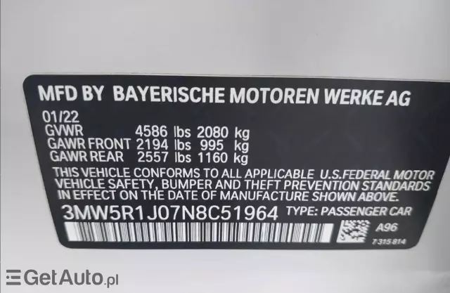 BMW Seria 3 330i (258 KM) Steptronic