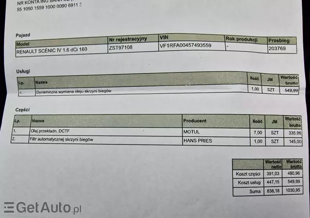 RENAULT Grand Scenic ENERGY dCi 160 EDC BOSE EDITION