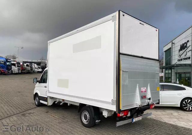 VOLKSWAGEN CRAFTER 2.0 TDi 177 / UNIKATOWY! / WYSOKI KONTENER / E6 / BEZWYPADKOWY / WINDA 750KG / WEBASTO 