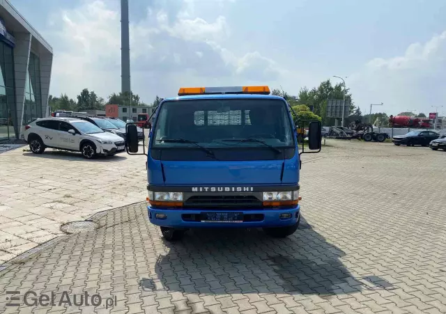 MITSUBISHI Canter 75 / PLATFORMA + NAJAZDY / IDEALNY DO MASZYN / NIEZAWODNY SILNIK / HYDRAULIKA / 3 MIEJSCA / MANUAL 