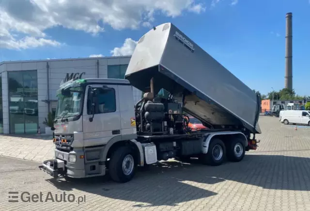 MERCEDES-BENZ Actros 25.50L / ZAMIATARKA + POLEWACZKA / E3 / BROCK SL 480 JUMBO S / V8 / 12M3 