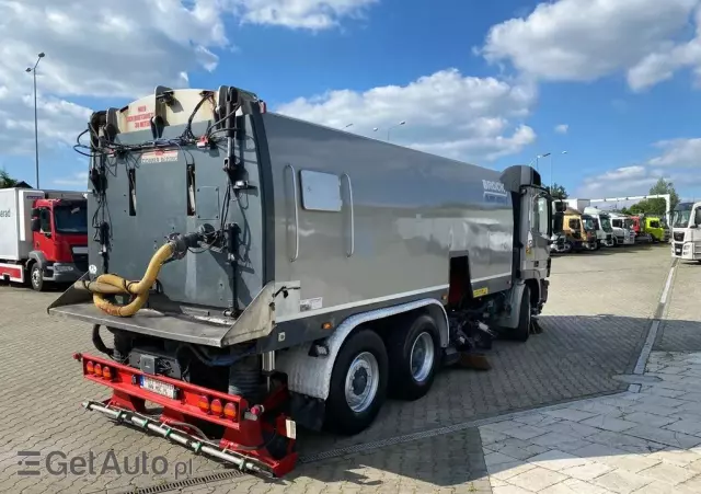 MERCEDES-BENZ Actros 25.50L / ZAMIATARKA + POLEWACZKA / E3 / BROCK SL 480 JUMBO S / V8 / 12M3 