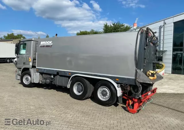 MERCEDES-BENZ Actros 25.50L / ZAMIATARKA + POLEWACZKA / E3 / BROCK SL 480 JUMBO S / V8 / 12M3 