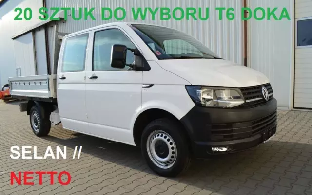 VOLKSWAGEN TRANSPORTER T6 DOKA JAK NOWY 